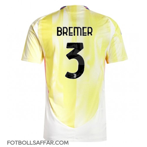 Juventus Gleison Bremer #3 Bortatröja 2024-25 Kortärmad